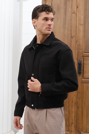 Bomber Basic Kaşe Ceket/Mont