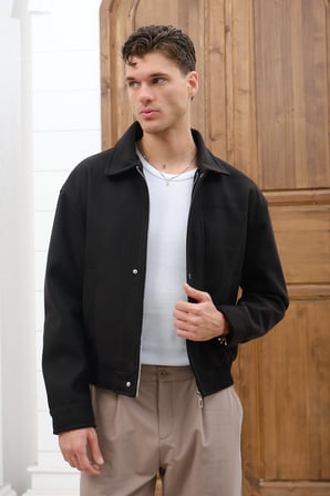 Bomber Basic Kaşe Ceket/Mont