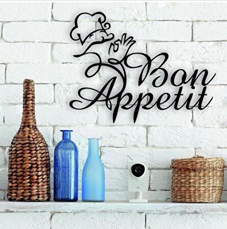 Bon Appetit Ahşap Duvar Süsü