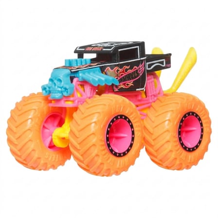 Hot Wheels Monster Trucks Neon Smashers Die Cast Araba JMV39 - Jmv61 Bone Shaker 1:64 
