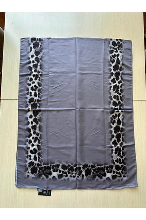 Soft Zarif Leopar Desenli Moda Trend Şal 70 x180