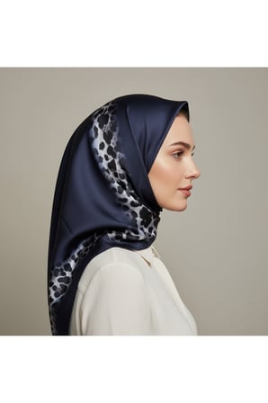 Soft Zarif Leopar Desenli Moda Trend Şal