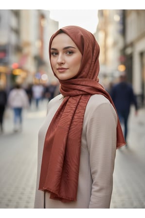 zebra desenli jakarlı eşarp – yumuşak dokulu, kaymaz, günlük ve şık tesettür eşarp 100 x 100 cm