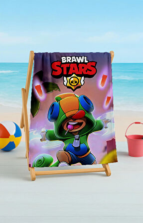 Brawl Stars Leon Plaj Havlusu – Efsanevi Karakterlerle Macera