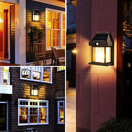 Güneş Enerjili Duvar Lambası, Hareket Sensörlü S-50