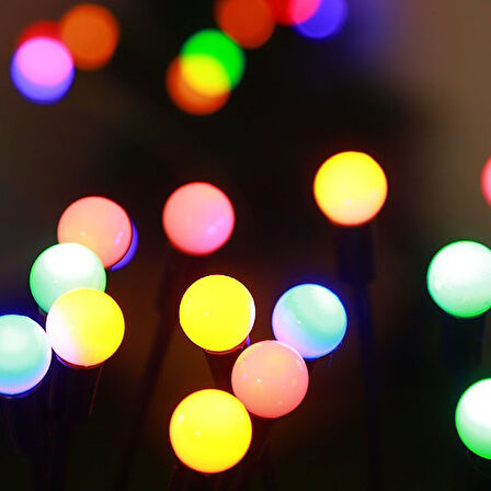 8 Led'li Güneş Enerjili Ateş Böceği Çiçek Lamba S-52