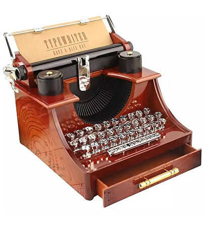 Daktilo Şeklinde Büyük Müzik Kutusu N-26