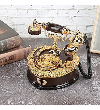 Siyah Telefon Müzik Kutusu Mücevherlik Takı Kutusu N-44BW10
