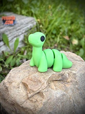  Dinozor Brontosaurus Oyuncak - Tarihin Devasa ve Nazik Devi! 🦕 3d Hareketli Organik Model - Orta Boy 