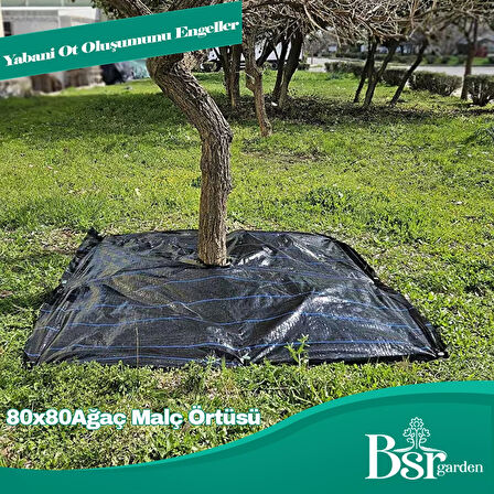 Ağaç Taban Örtüsü 80x80 Bsr Garden 1 Adet