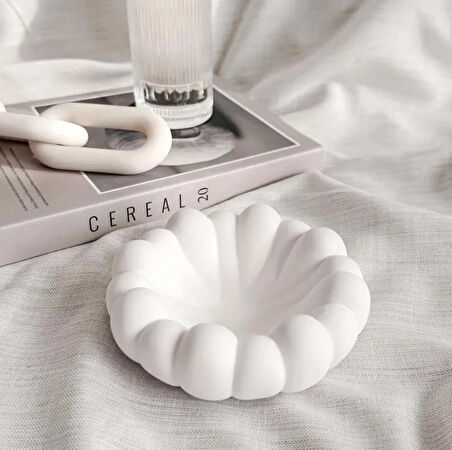 Dekoratif Bubble Tabak, Görsel Çekim Tabağı, Pinterest Model Takı Tabağı