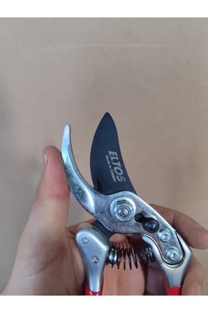 9" Profesyonel Bağ Makası - İzole Saplı Bahçe Budama Makası - 23 cm Çiçek ve Bitki Budama El Aleti