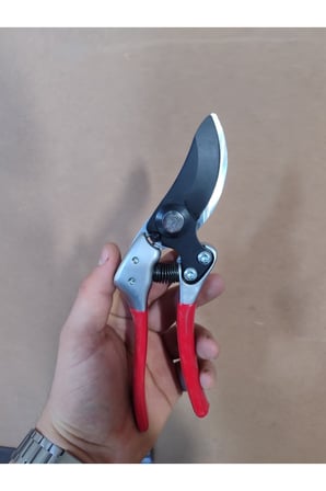 9" Profesyonel Bağ Makası - İzole Saplı Bahçe Budama Makası - 23 cm Çiçek ve Bitki Budama El Aleti