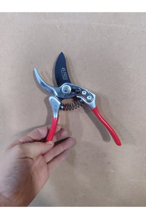 9" Profesyonel Bağ Makası - İzole Saplı Bahçe Budama Makası - 23 cm Çiçek ve Bitki Budama El Aleti