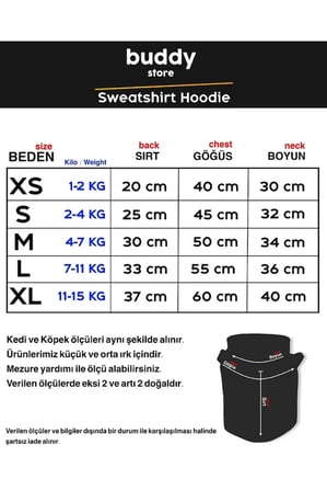 Bej Baskısız Kedi ve Köpek Sweatshirt Hoodie