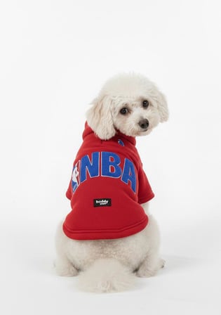 Kırmızı Hakim Yaka Comfort Fit Köpek Sweat Ceketi (WarmFlex Koleksiyonu)