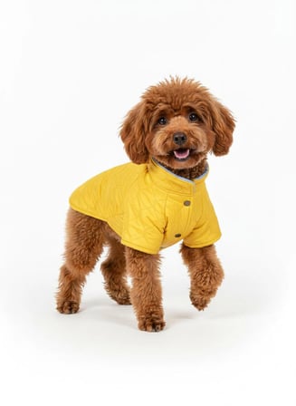Sunny Puffer Sarı Köpek Montu