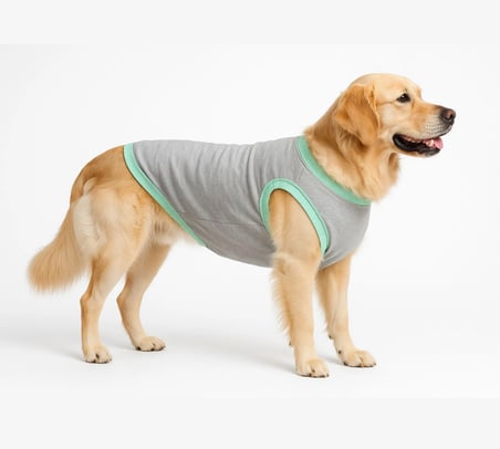 Büyük Irk Köpek Kıyafeti Konfor ve Rahat Kalıp Atlet - (18 - 35 KG)