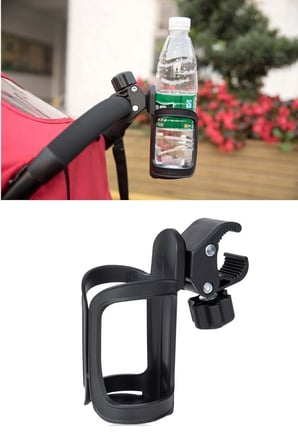 Buffer® Bebek Arabası Bisiklet Uyumlu Ayarlanabilir Şişe Biberon ve Suluk Tutucu