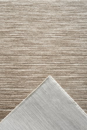 Buhara Bambu Degrade İplik Premium Yumuşak Salon Oturma Odası Yatak Odası Halısı Düz Vizon