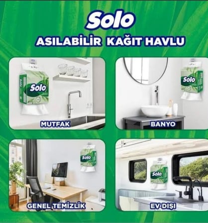 Solo Asılablir Kağıt Havlu 1 Adet 1=7