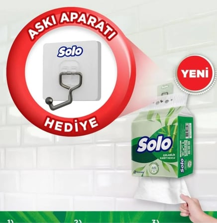 Solo Asılablir Kağıt Havlu 1 Adet 1=7