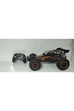38 Cm Büyük Boy Şarjlı Hızlı Uzaktan Kumandalı Full Fonksiyon Arazi Aracı (TURUNCU)
