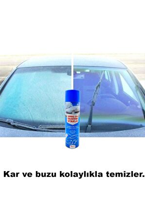 Buz Çözücü Sprey 400 ml 10 adet Oto Cam Buz Çözücü & Buzlanma Önleyici