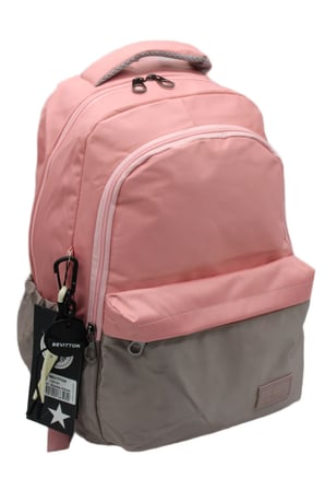 Pudra Vizon Unisex Orta Ve Lise Okul Çantası Su Geçirmez Kumaş Unisex Okul Sırt Çantası 2200