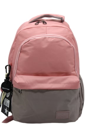 Pudra Vizon Unisex Orta Ve Lise Okul Çantası Su Geçirmez Kumaş Unisex Okul Sırt Çantası 2200