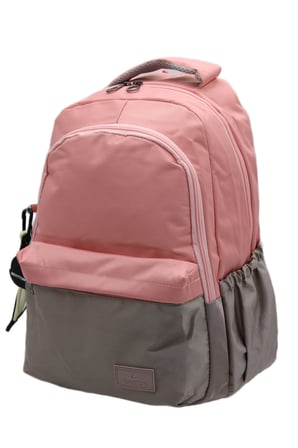 Pudra Vizon Unisex Orta Ve Lise Okul Çantası Su Geçirmez Kumaş Unisex Okul Sırt Çantası 2200