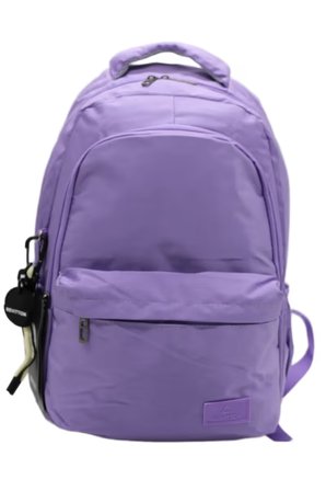 Lila Unisex Okul Çantası Su Geçirmez Kumaş Unisex Okul Sırt Çantası 2200