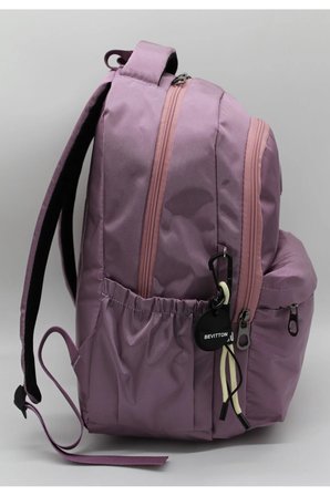 Mürdüm Unisex Okul Çantası Su Geçirmez Kumaş Unisex Okul Sırt Çantası 2200