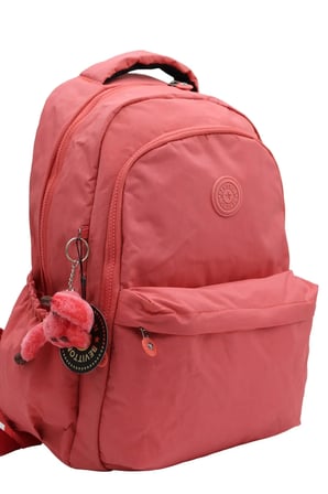 Okul Çantası Su Geçirmez Kumaş Unisex Somon Okul Sırt Çantası 2200