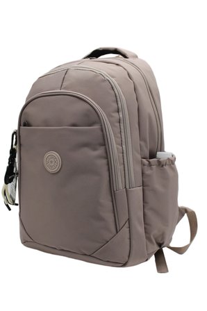 Su Geçirmez Kumaş Unisex Okul Çantası Vizon Renk Okul Sırt Çantası 1650