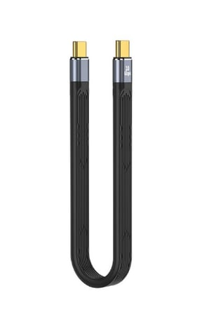 Type-C To Type-C 10 GBPS USB Type Kablosu 240W Pd Hızlı Data Kablosu C-18 20 Cm