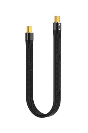 Type-C To Type-C Kablo Thunderbolt 4 USB Type Kablosu 240W Pd Hızlı Data Kablosu C-26 20 Cm