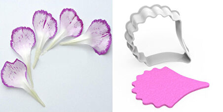 KARANFİL BÜYÜK BOY Çiçek Yaprak Kesici – 7cm