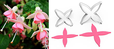 FUŞYA BÜYÜK BOY Çiçek Kesici Set 2’li – 8cm