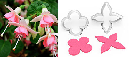 FUŞYA Çiçek Yaprak Kesici Set 2’li – 2,5cm