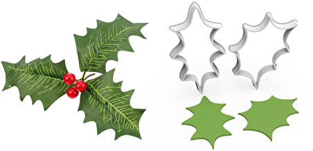 ÇOBANPÜSKÜLÜ Çiçek Yaprak Kesici Set 2’lü – 5cm