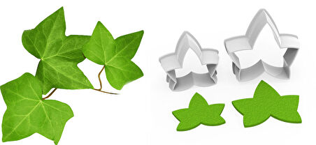 SARMAŞIK Yaprak Kesici Mini Set 2’li – 2,5cm