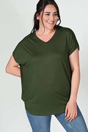 Kadın Sırt Çapraz Kısa Kol Bluz M9145