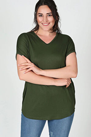 Kadın Sırt Çapraz Kısa Kol Bluz M9145