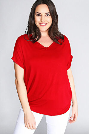 Sırt Çapraz Kısa Kol Bluz