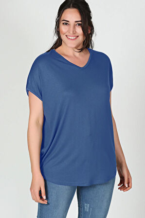 Sırt Çapraz Kısa Kol Bluz