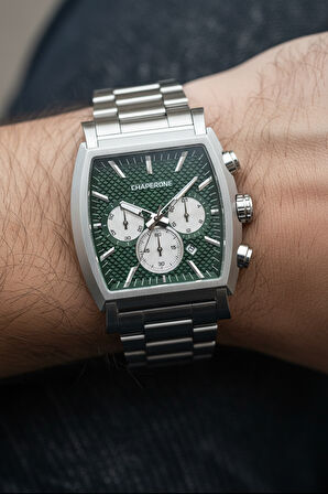 Chaperone Gümüş Çelik Kordon Erkek Kol Saati LC001952