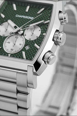 Chaperone Gümüş Çelik Kordon Erkek Kol Saati LC001952