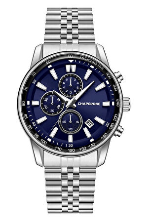 Chaperone Gümüş Çelik Kordon Erkek Kol Saati LC002512