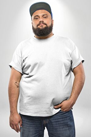Renkli Yağlı Boya Aslan Büyük Beden Beyaz Tişört Kadın Erkek Ünisex Sırt Baskılı